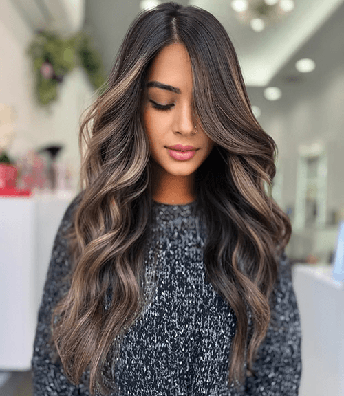 Deep Ash Brown With Bold Ash Blonde Face Frame Deep Ash Brown With Bold Ash Blonde Face Frame β Ash Brown Hair