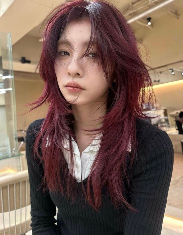Deep Cherry Cola With Hints Of Plum Visual Idea Deep Cherry Cola With Hints Of Plum Visual Idea β Cherry Cola Hair Color
