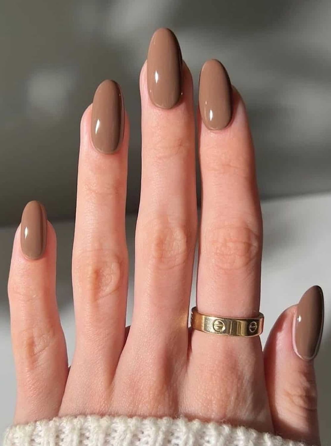 Light Grey French Tips with Dots — Winter Nails for Teens
