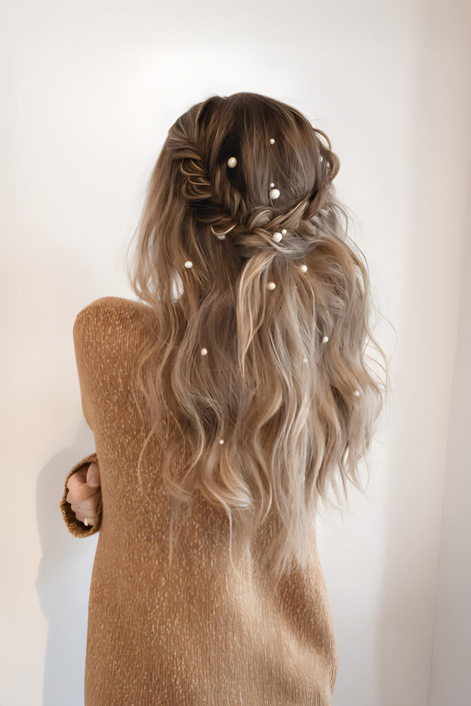 Ash Blonde Highlights Visual Idea — Winter Hairstyles for Work