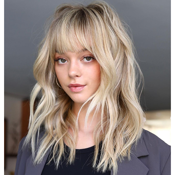 Air-Dried Dark Brown Long Layers Air-Dried Dark Brown Long Layers β Winter Layered Haircuts
