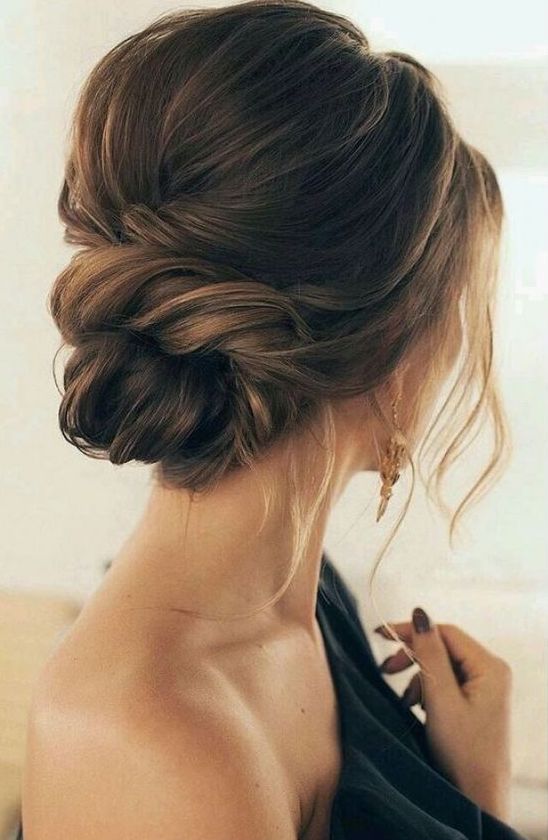 Elegant Chignon Updo Elegant Chignon Updo β Winter Haircuts for Thin Hair