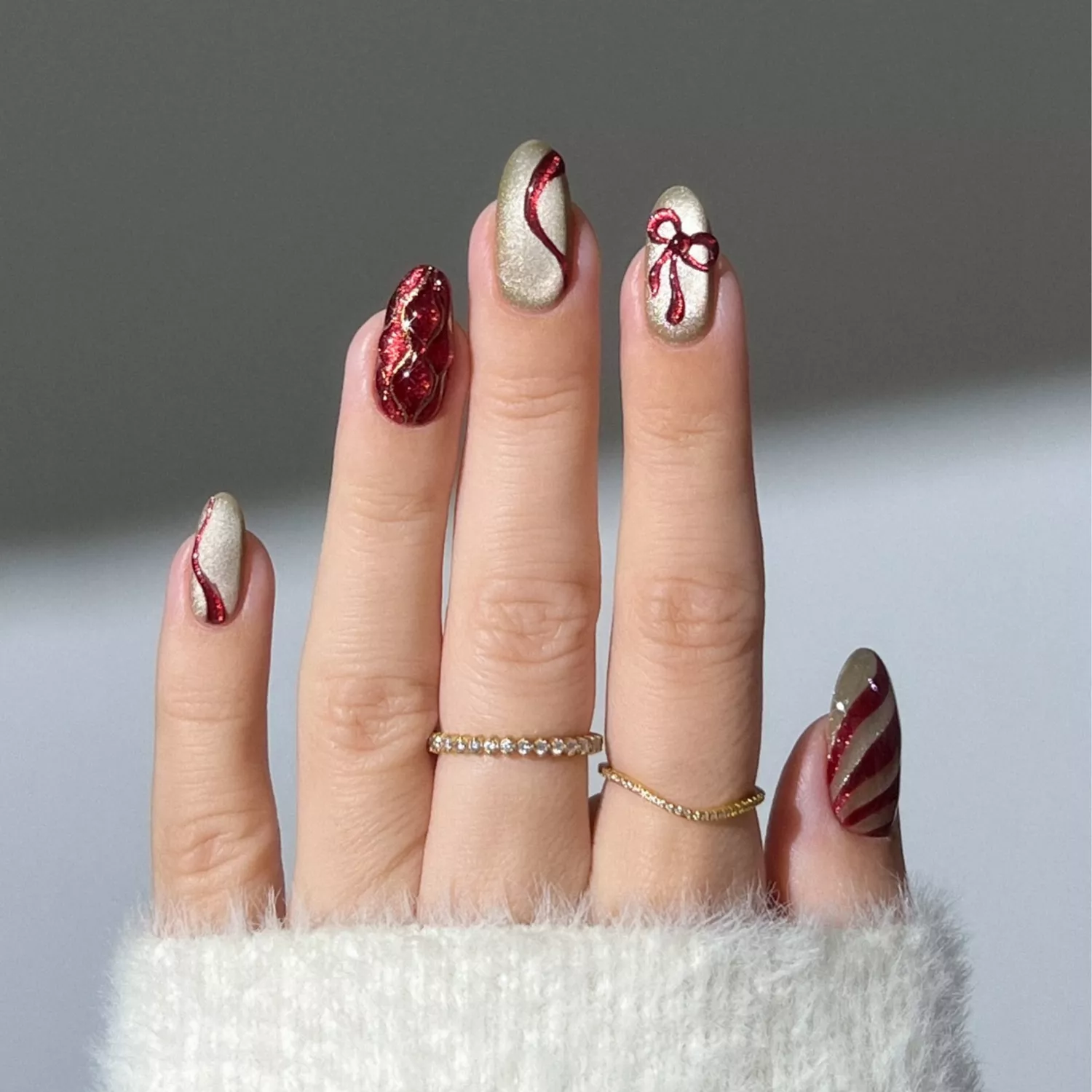 Even Application Clean Lines Visual Idea Even Application Clean Lines Visual Idea β Christmas Nails for Women Over 50 2026