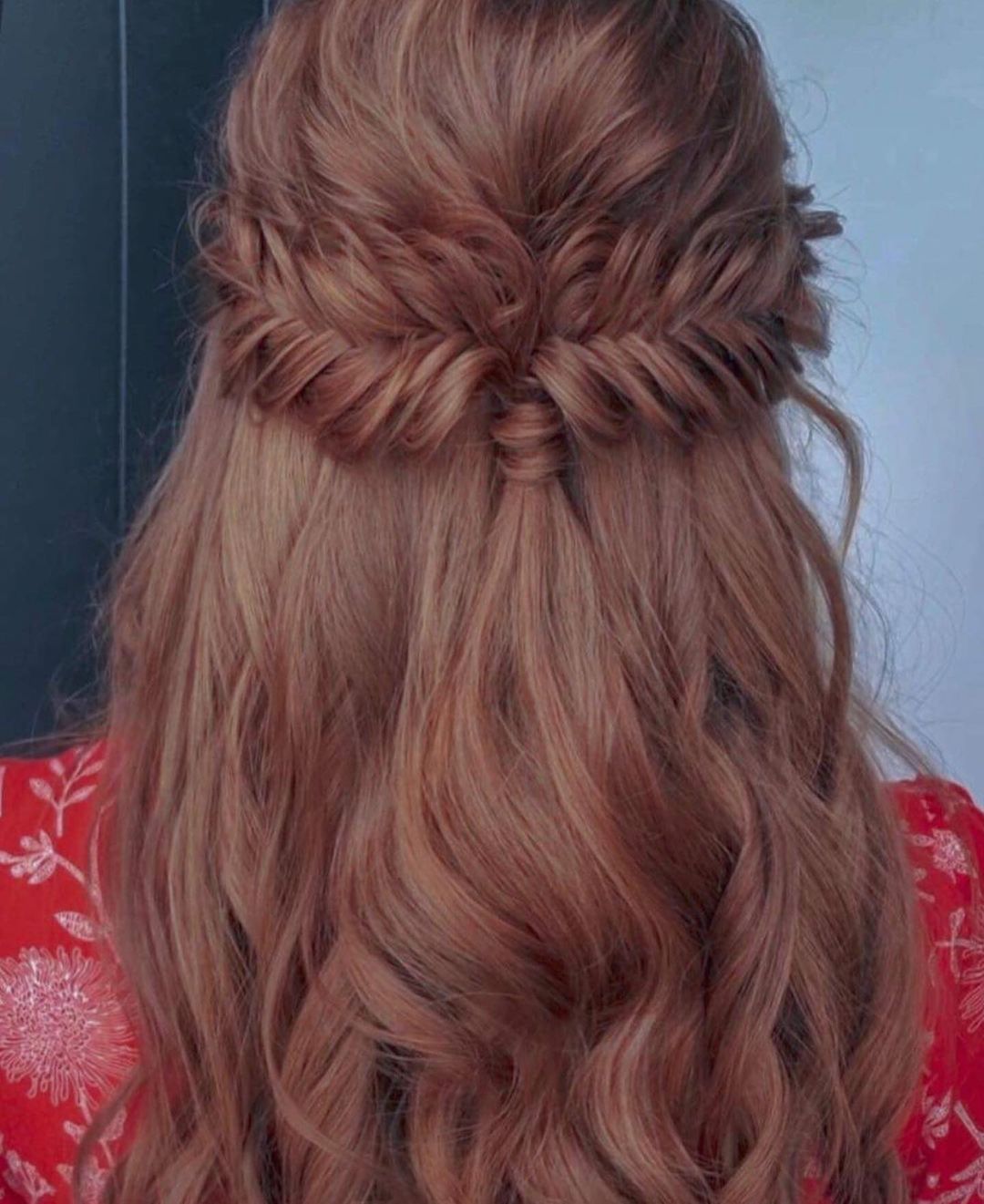 Visual Idea — Half-Down Look — Winter Updos