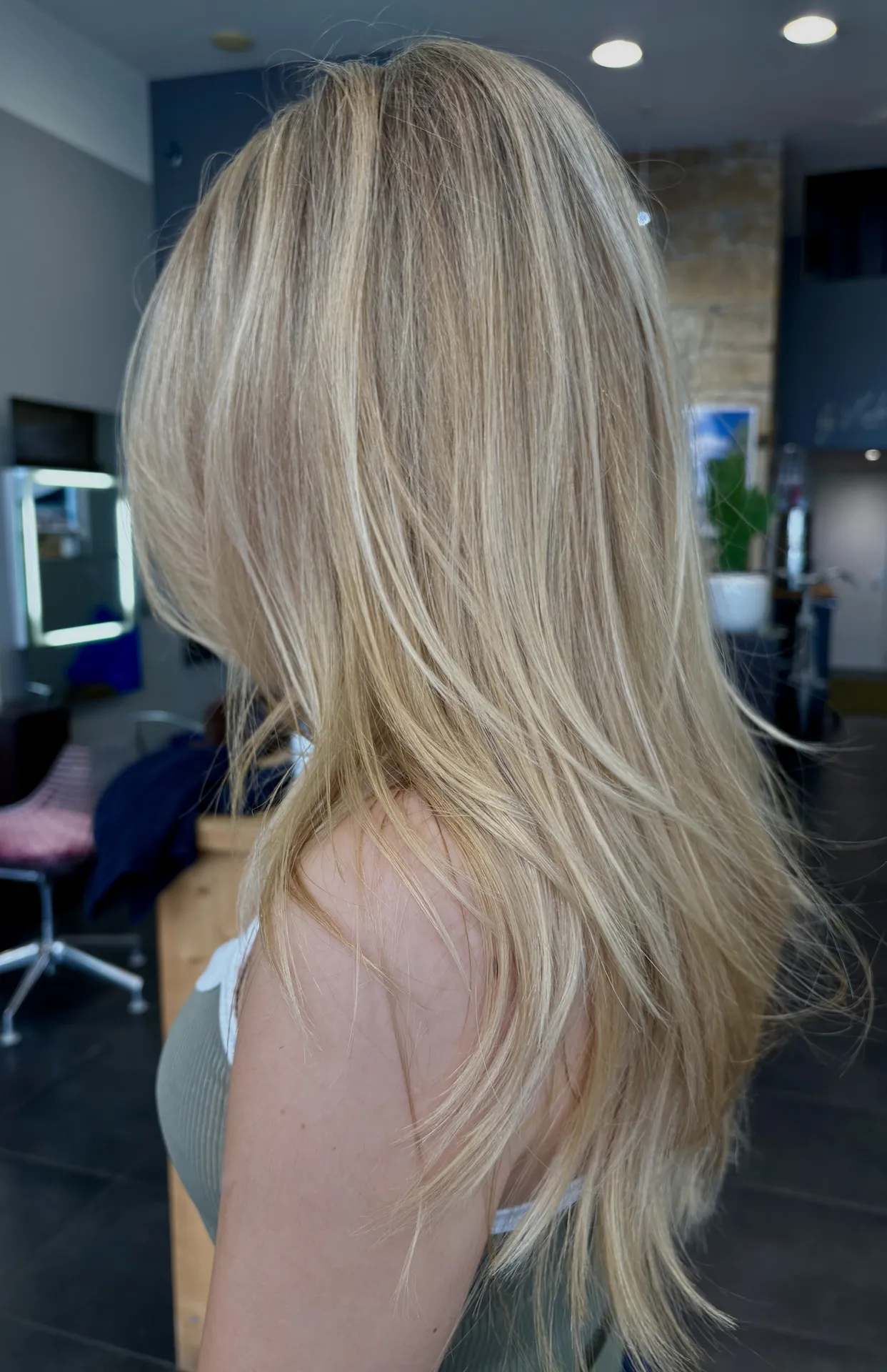 Ash Blonde With Highlights Visual Idea — Winter Hairstyles for Thin Hair