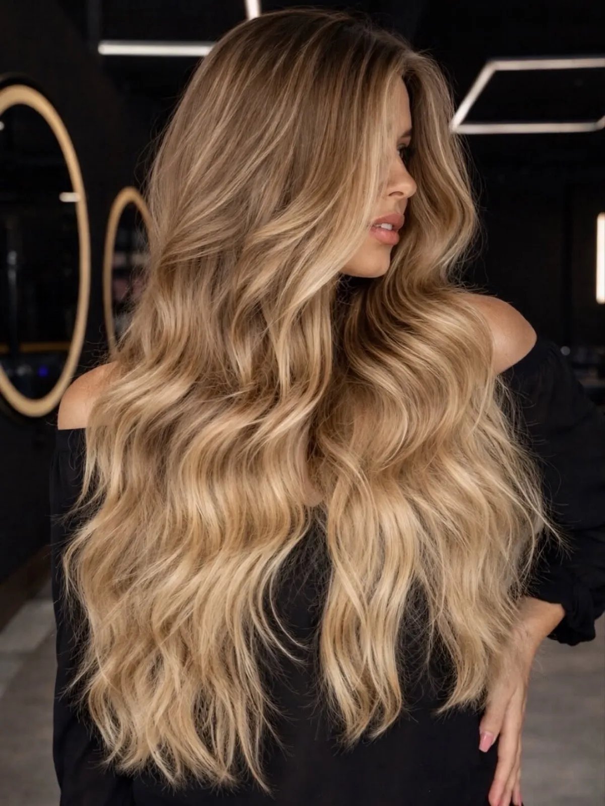 Mid-Back Ash Blonde with Bright Highlights — Winter Hair Colors for Pale Skin
