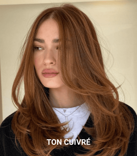Copper Base With Subtle Lighter Tones Visual Idea — Fall to Winter Hair Colors