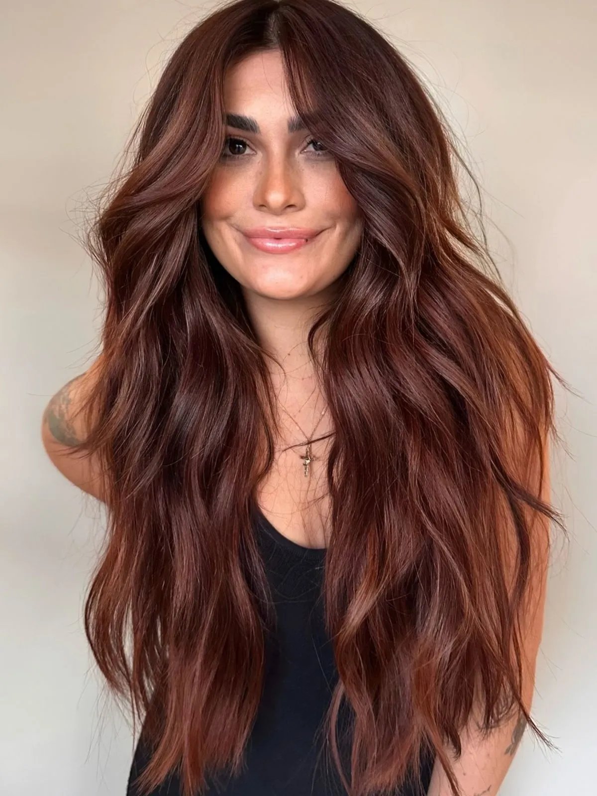Rich Auburn With Subtle Warm Highlights — Winter Auburn Hair Color