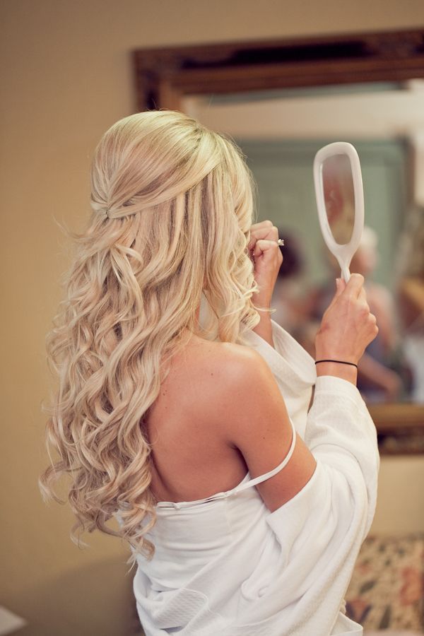 Back View Side Profile Visual Idea — Winter Half Up Half Down Hairstyles