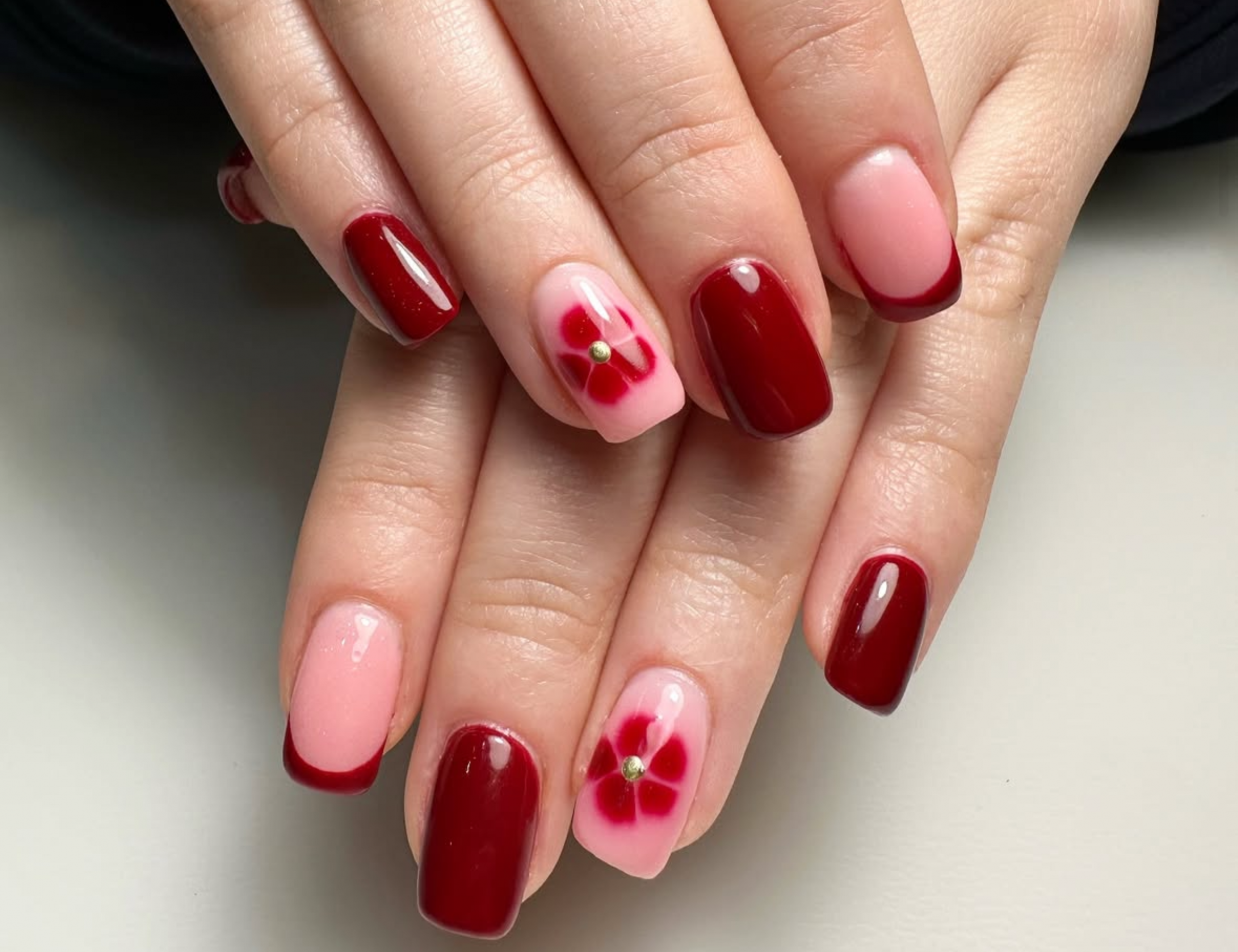 Visual Idea — Winter to Spring Transition Nails