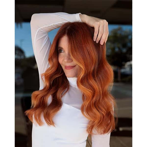 Long Layers Visual Idea Long Layers Visual Idea β Winter Copper Hair Color