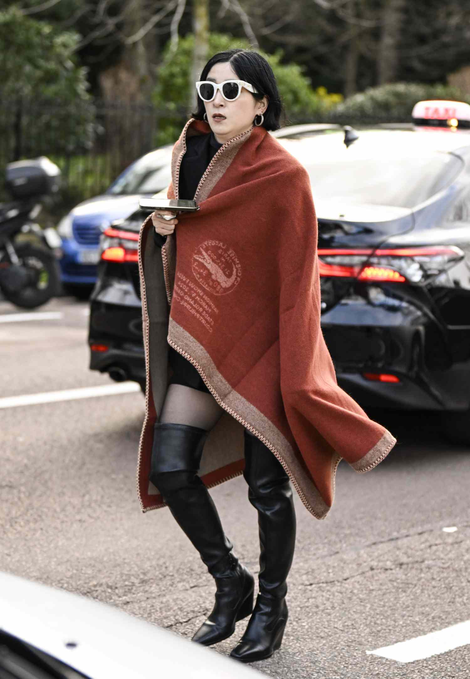 Blanket Scarf for Cold Weather Layering — Scarf Outfits