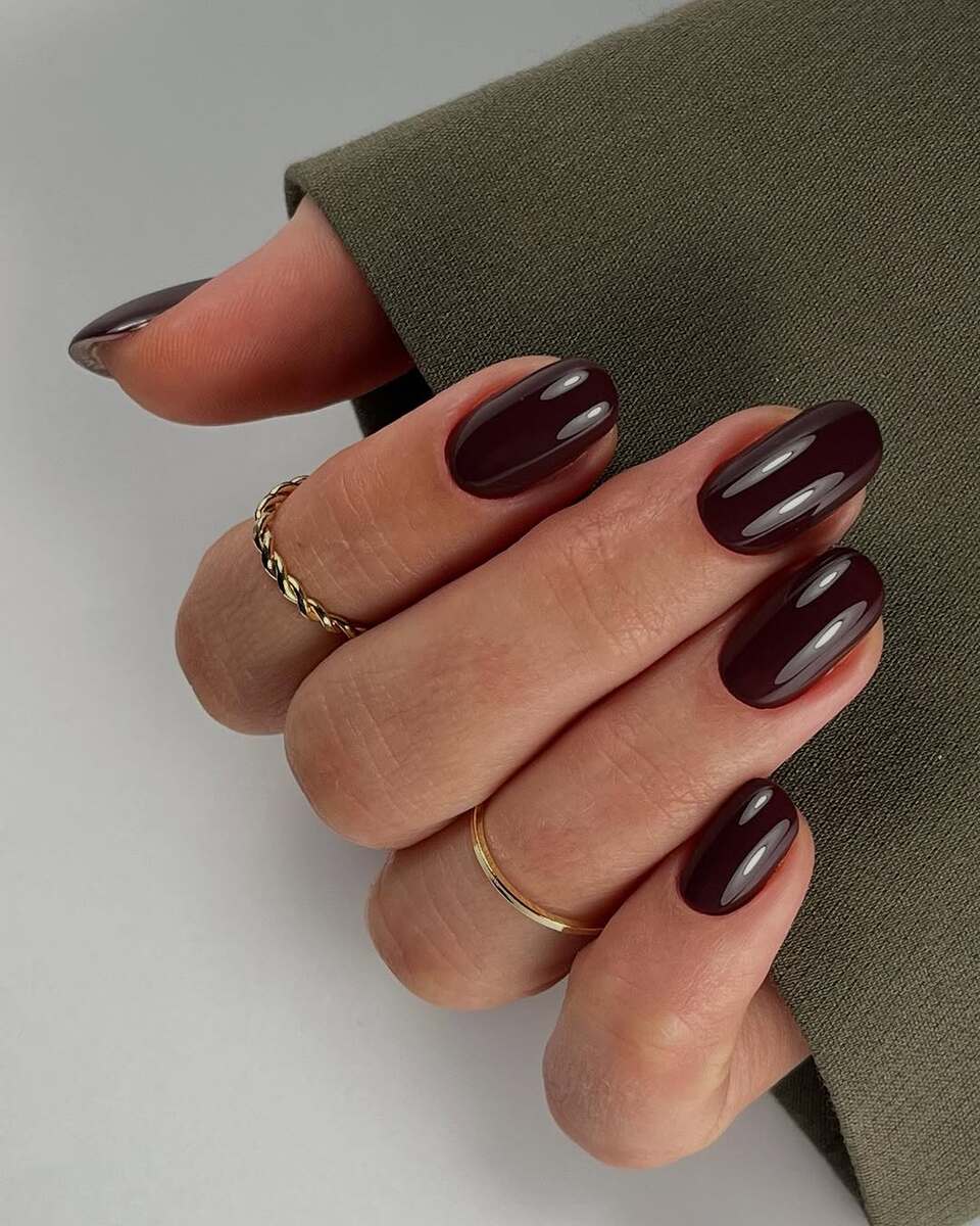 High Gloss Visual Idea — Classy Winter Nails