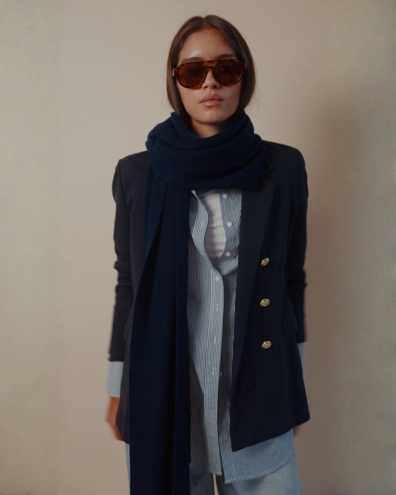 Camel Wrap Coat with Wide-Leg Pants for an Elegant Brunch Camel Wrap Coat with Wide-Leg Pants for an Elegant Brunch β Winter Brunch Outfits