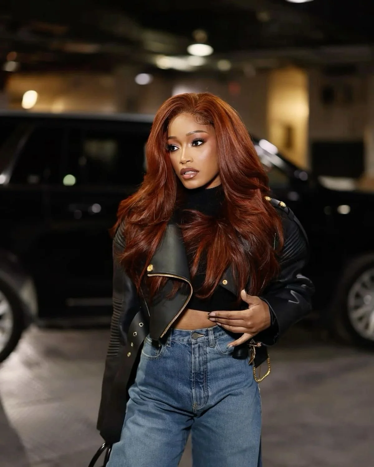 Mid-Back Visual Idea Mid-Back Visual Idea β Winter Copper Hair Color