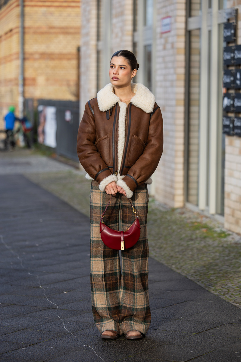 Shearling-Lined Jacket for a Cozy Winter Feel — February Outfits