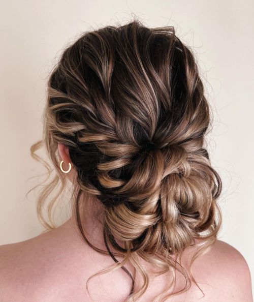 Low Chignon With Braided Elements Low Chignon With Braided Elements β Winter Formal Hairstyles