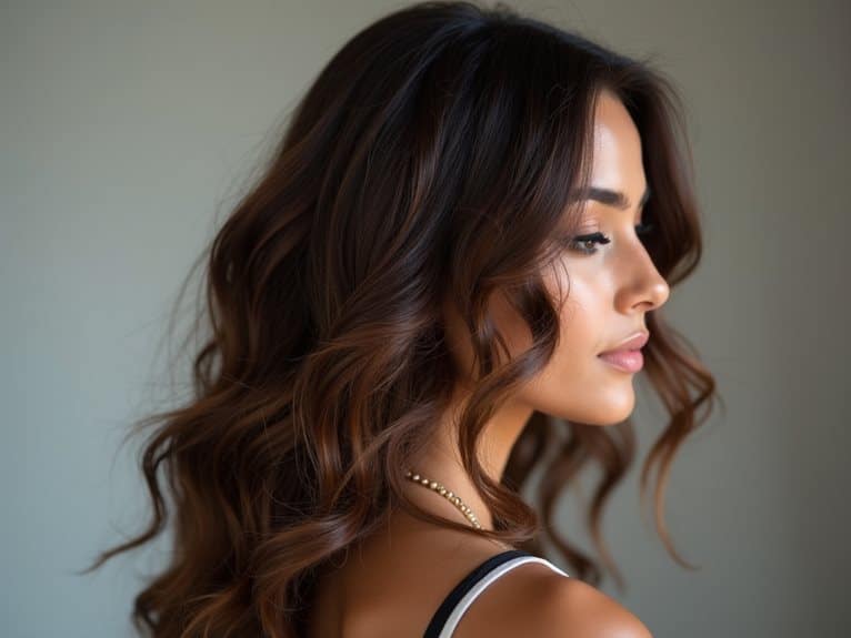 Rich Dark Brown With Caramel — Low Maintenance Winter Hair Colors