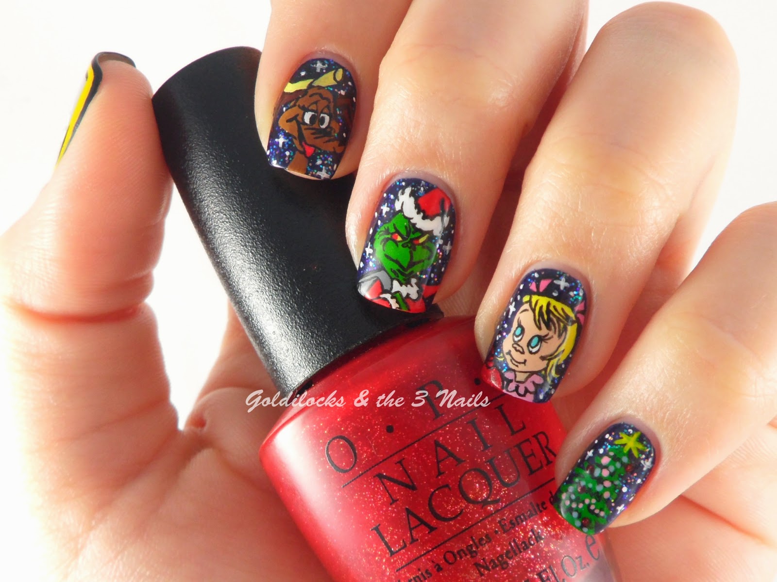Christmas Enchanting Dark Blue Glitter Grinch Nails Christmas Enchanting Dark Blue Glitter Grinch Nails β Grinch Nails 2026