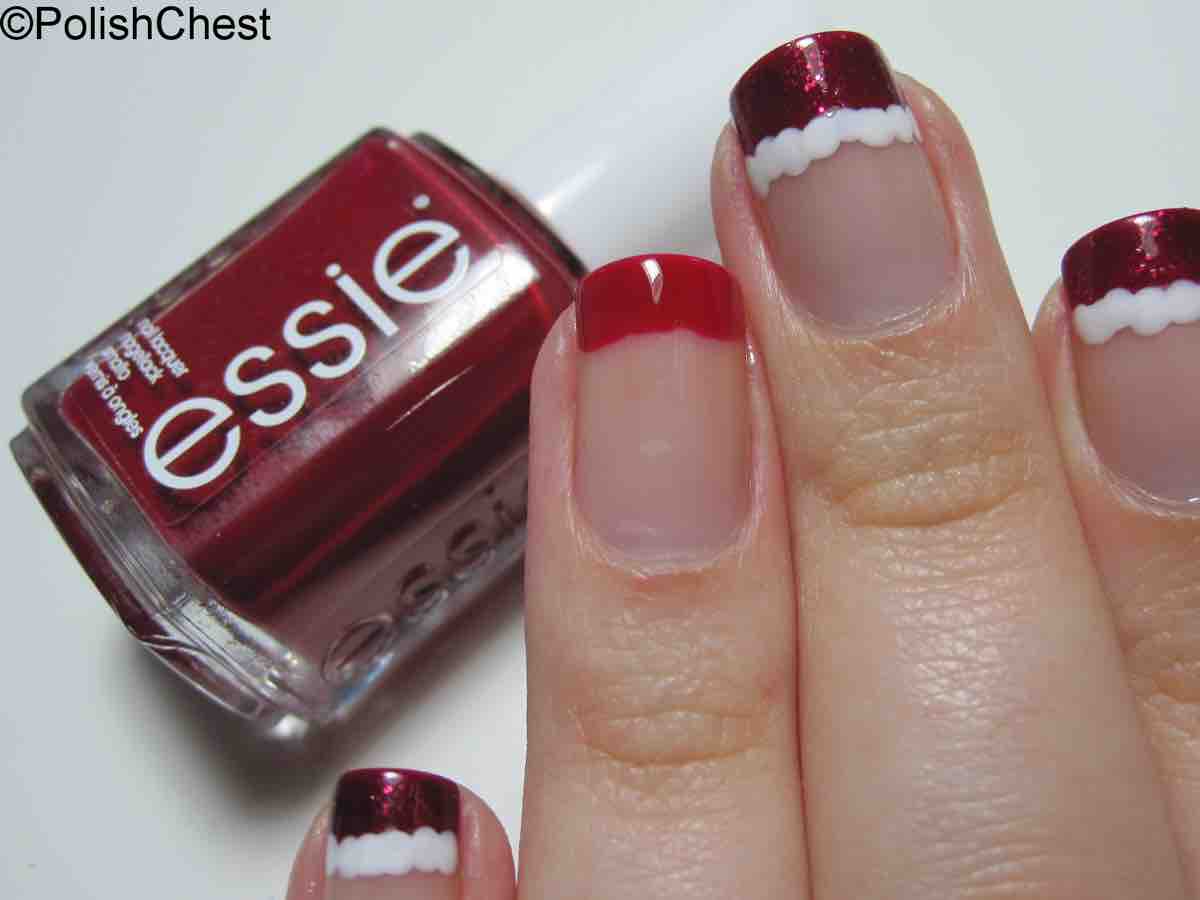 Short Clear Base Santa Hat Trim Short Clear Base Santa Hat Trim β Cherry Red Christmas Nails 2026