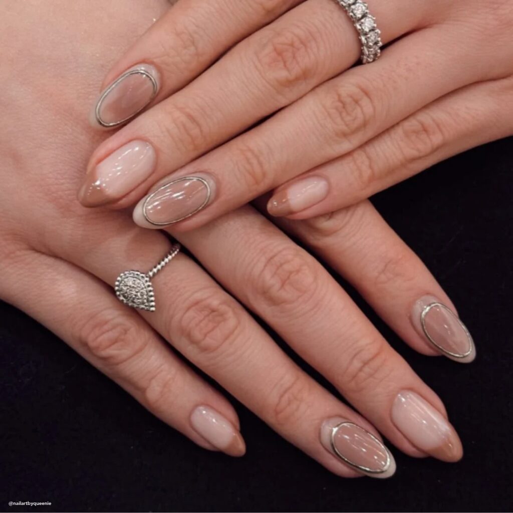 Chic Minimalist Visual Idea — Mocha Nails
