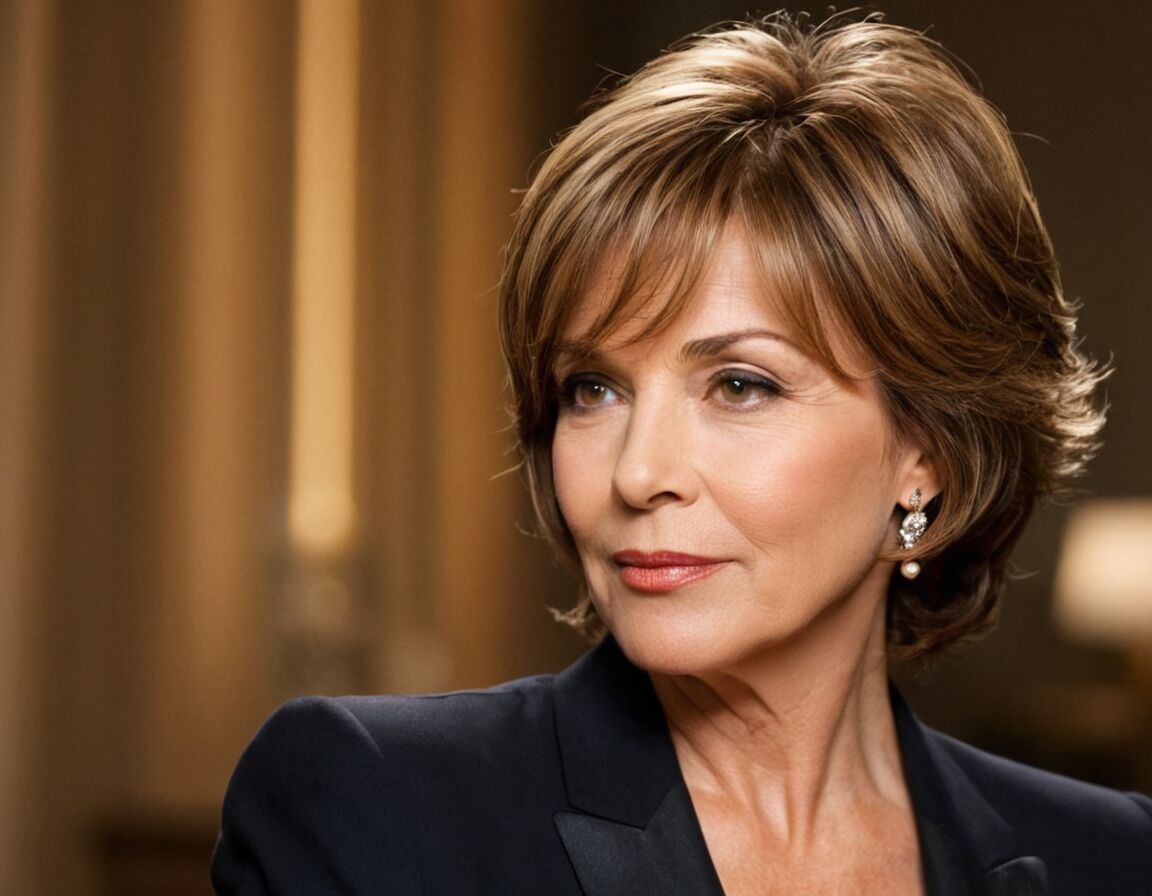 Honey Blonde Bob With Voluminous Layers — Winter Haircuts for Women Over 70