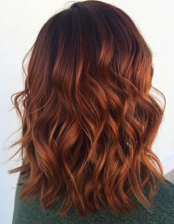 Shoulder Length Visual Idea — Fall to Winter Hair Colors