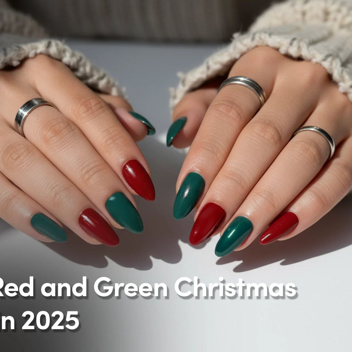 Smooth Application Perfect Cuticles Visual Idea Smooth Application Perfect Cuticles Visual Idea β Red and Green Christmas Nails 2026