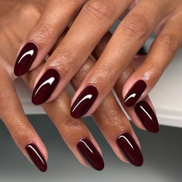 High Gloss Visual Idea — Winter Acrylic Nail Colors