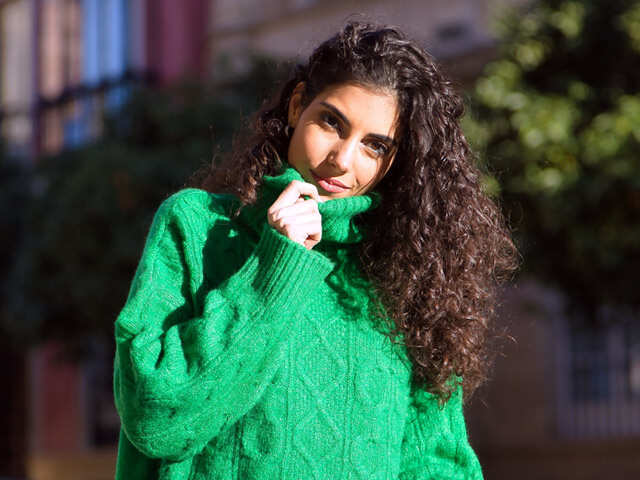 Dark Brown Visual Idea — Winter Haircuts for Curly Hair