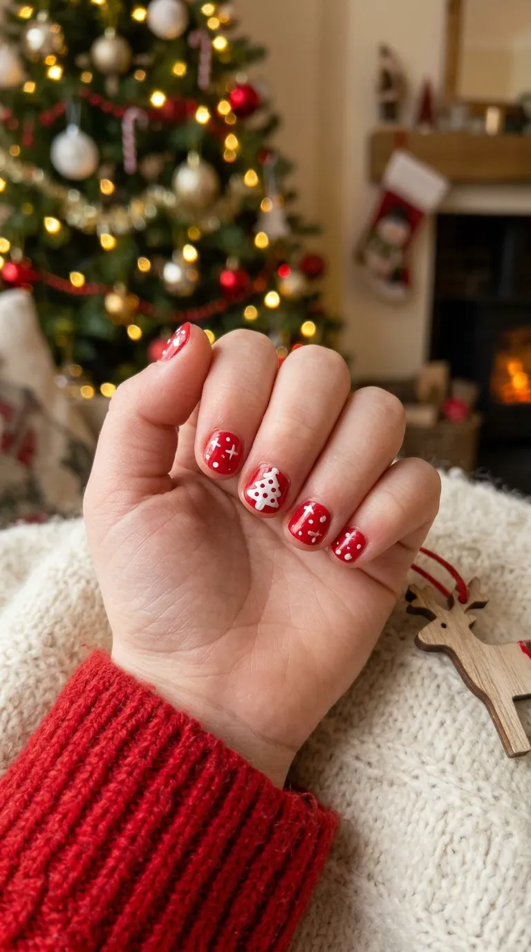 Clean Visual Idea Clean Visual Idea β Christmas Nails for Teens 2026