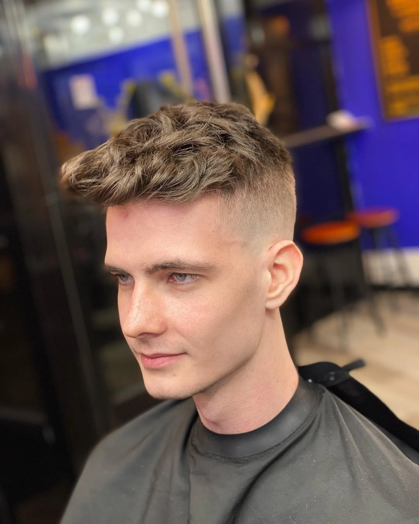 Short On Sides Longer On Top Textured Crop With Side Sweep Fade — Winter Haircuts for Boys
