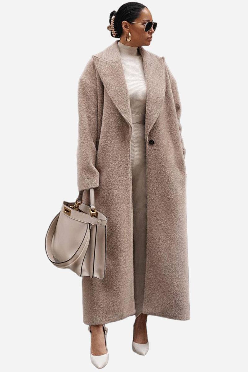 Oversized Teddy Coat | Women's Linen Clothing– North