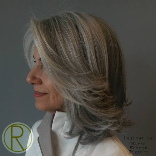Long Bob With Layers Visual Idea Long Bob With Layers Visual Idea β Winter Hairstyles for Gray Hair