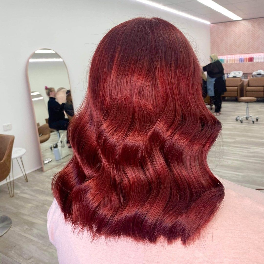 No Bangs Visual Idea No Bangs Visual Idea β Winter Red Hair Colors