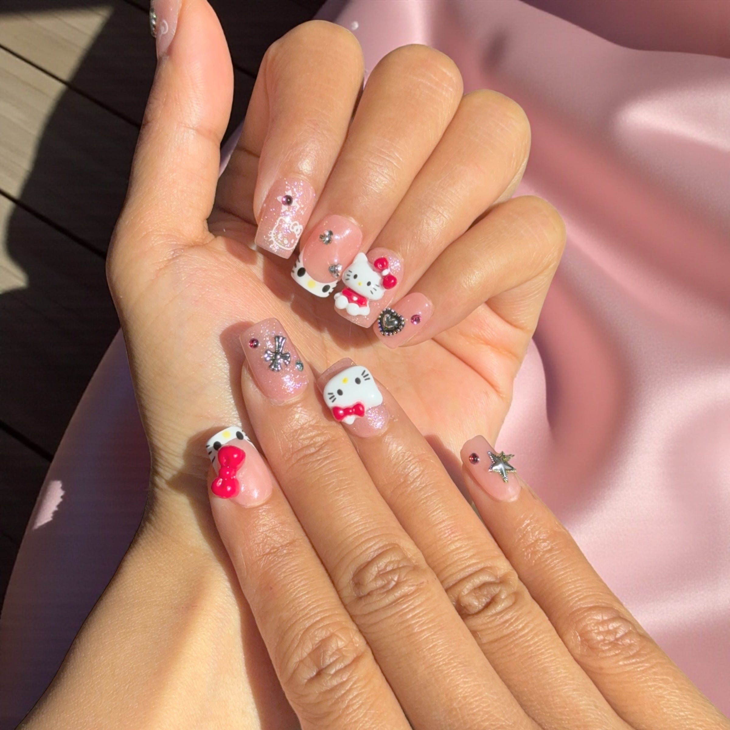 Short Square Vibrant Red Hello Kitty β The Glossy Finish Enhances The Color Short Square Vibrant Red Hello Kitty β The Glossy Finish Enhances The Color β Hello Kitty Christmas Nails 2026