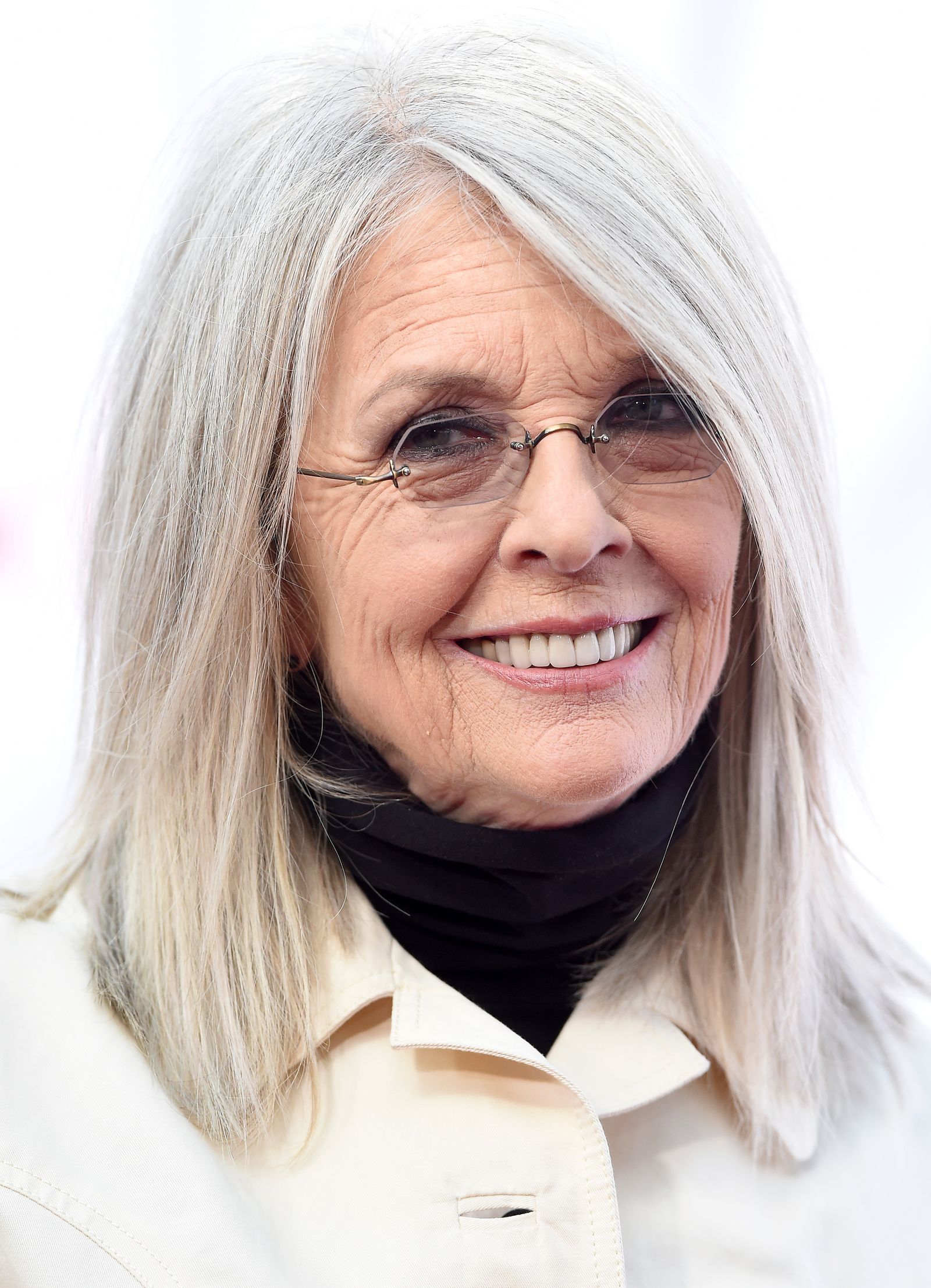Sharp Chin-Length Bob With Blowout Sharp Chin-Length Bob With Blowout β Winter Haircuts for Gray Hair