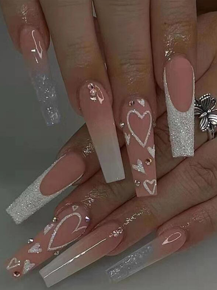 Winter Valentine S Day Visual Idea Winter Valentine S Day Visual Idea β Long Winter Coffin Nails