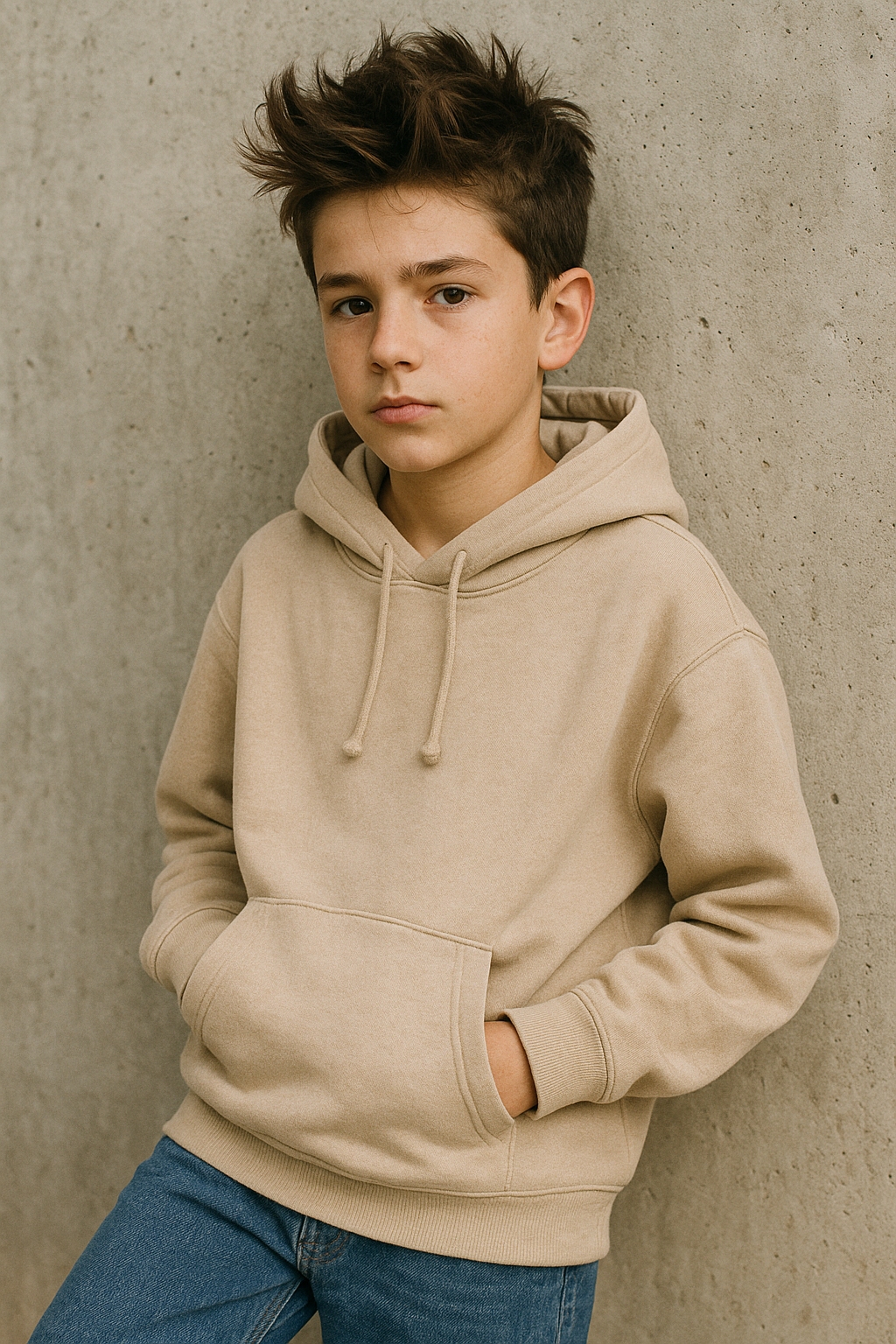 Short Spiky Textured Crop With Side Part — Winter Haircuts for Boys