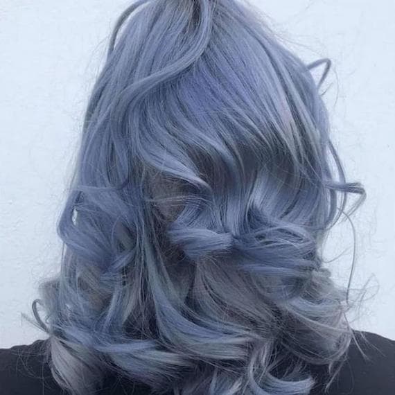 Collarbone Blue Gray Luminous Waves Collarbone Blue Gray Luminous Waves β Winter Hair Colors for Gray Hair