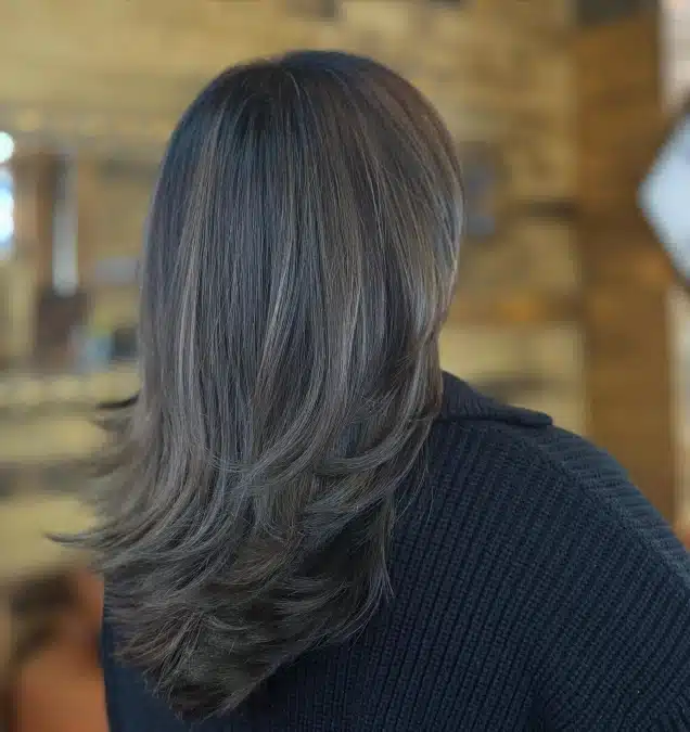Shoulder Length Shag With Feathered Layers — Winter Hairstyles for Work