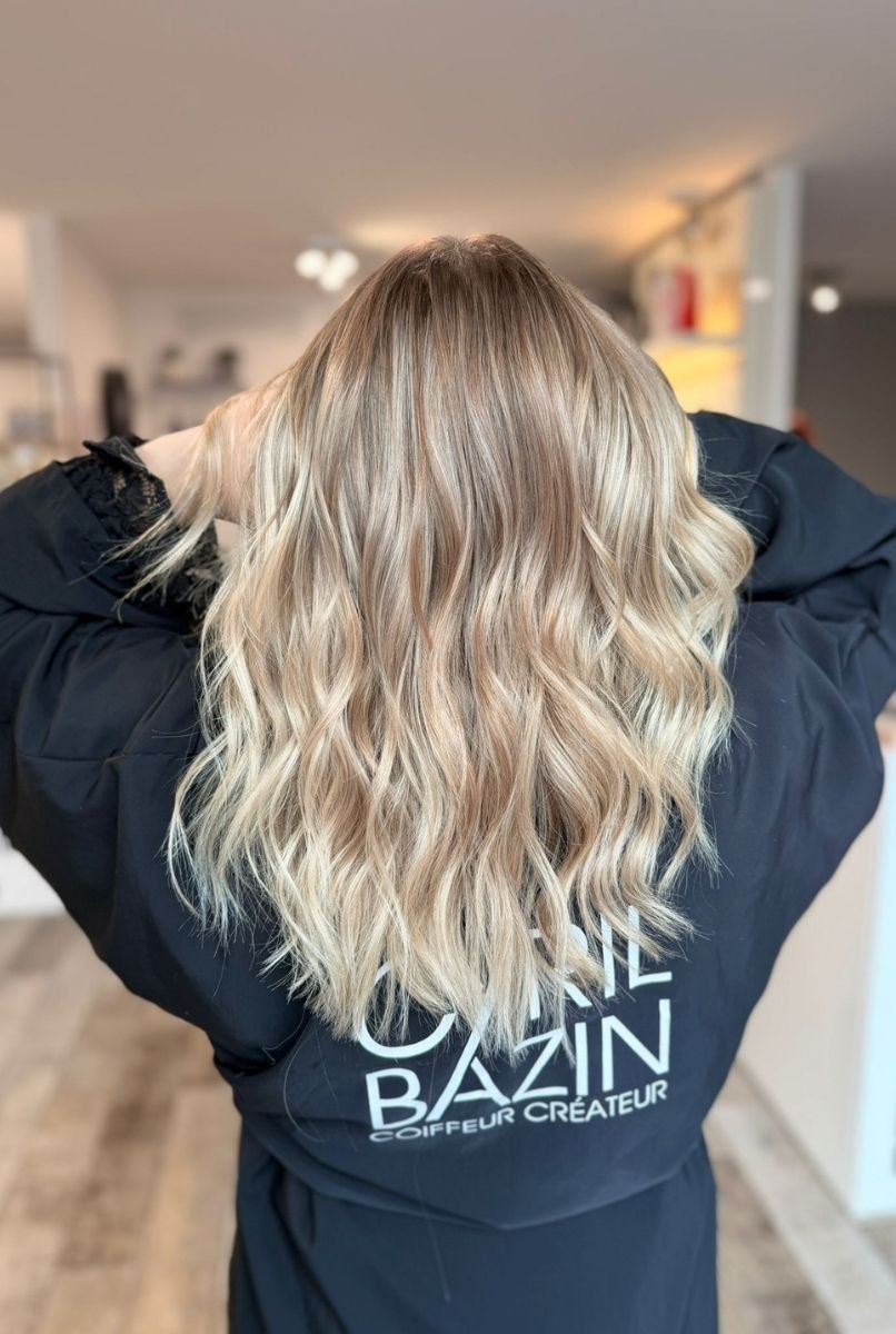 Collarbone Dark Blonde with Lighter Balayage Collarbone Dark Blonde with Lighter Balayage β Winter Balayage