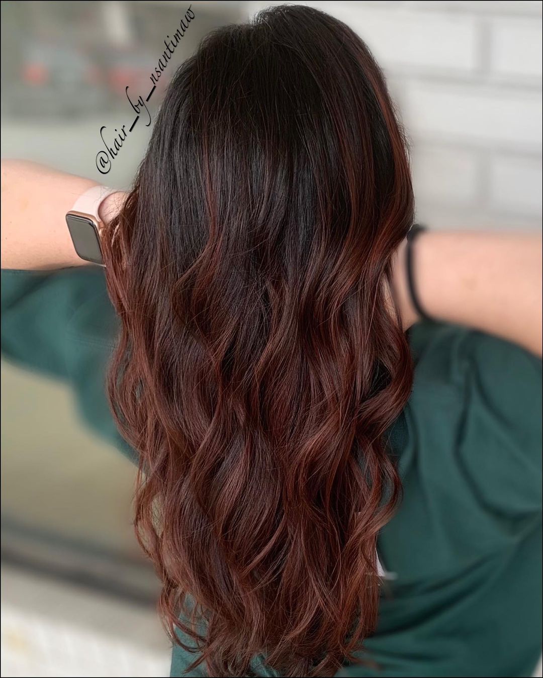 Dark Brown With Mahogany Highlights — Mahogany Hair Color