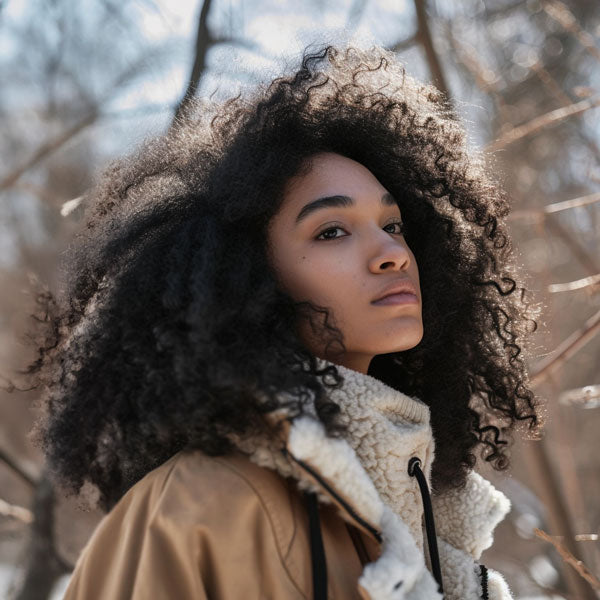 Shoulder-Length Curls With Volume — Winter Haircuts for Curly Hair
