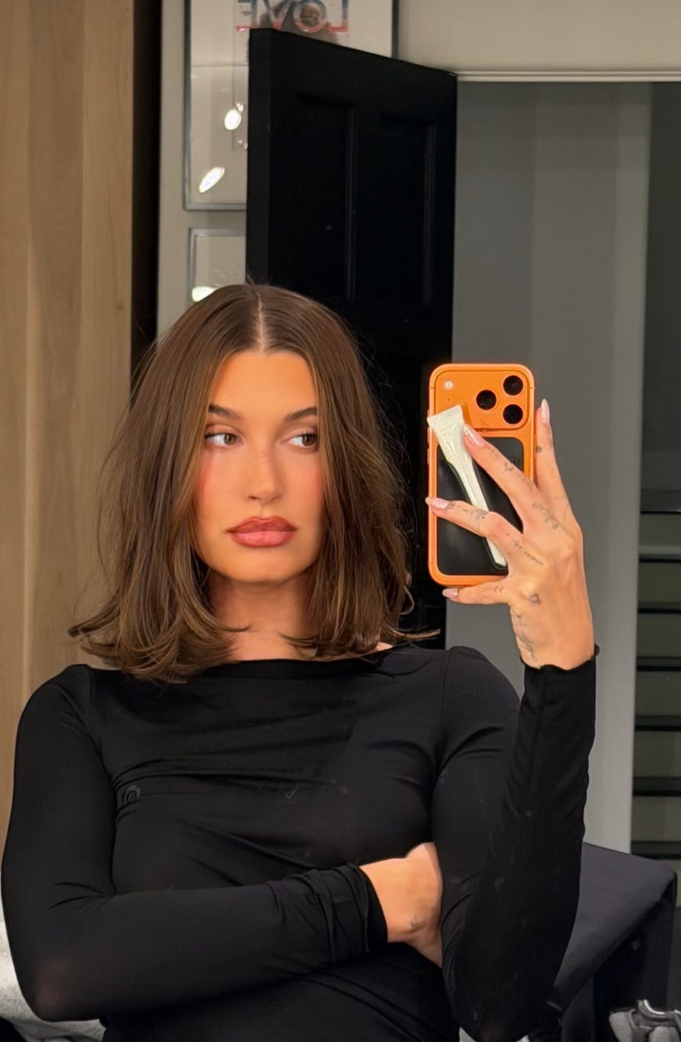 Medium Brown Visual Idea — Winter Lob Haircuts