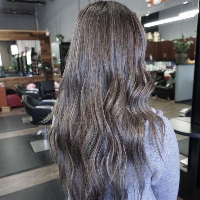 No Bangs Long Ash Brown With Subtle Cool Highlights No Bangs Long Ash Brown With Subtle Cool Highlights β Ash Brown Hair