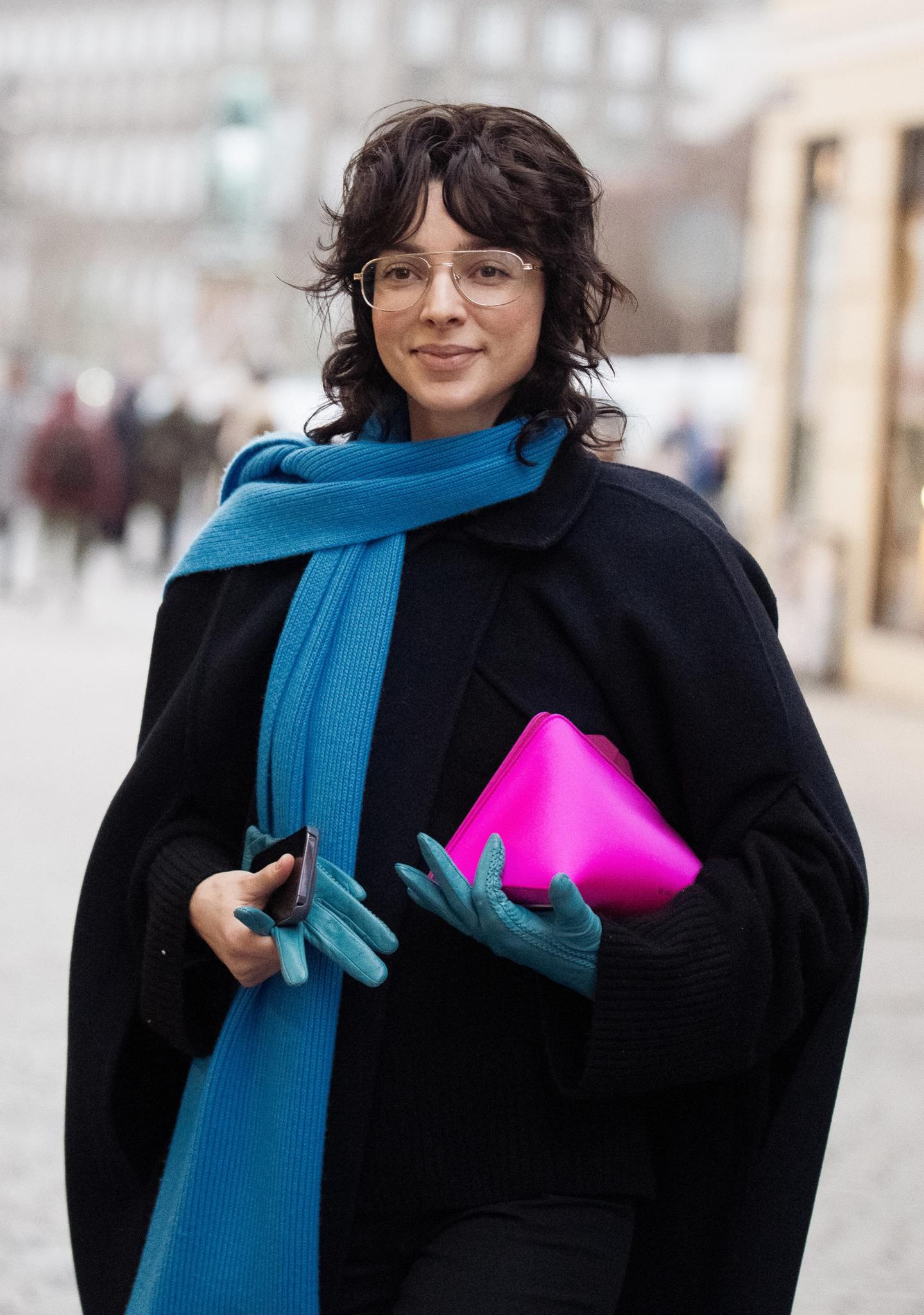 Collarbone Shag Dark Brown — Winter Haircuts with Curtain Bangs