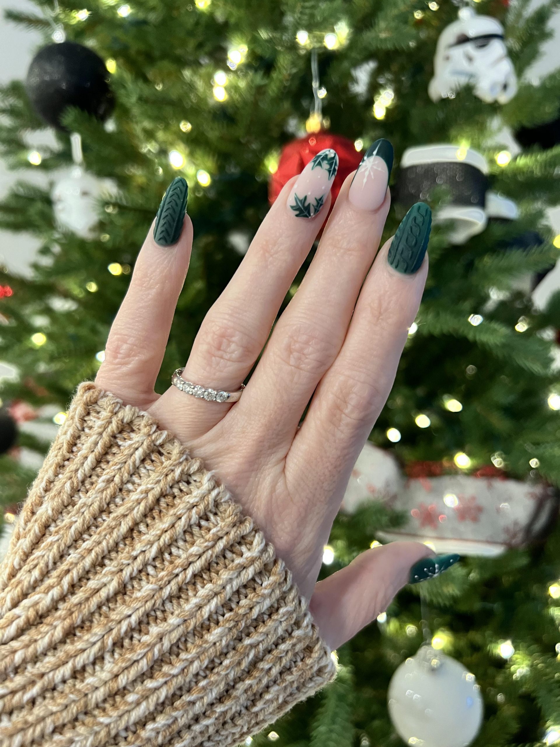 Matte Visual Idea Matte Visual Idea β Winter Dip Powder Nails