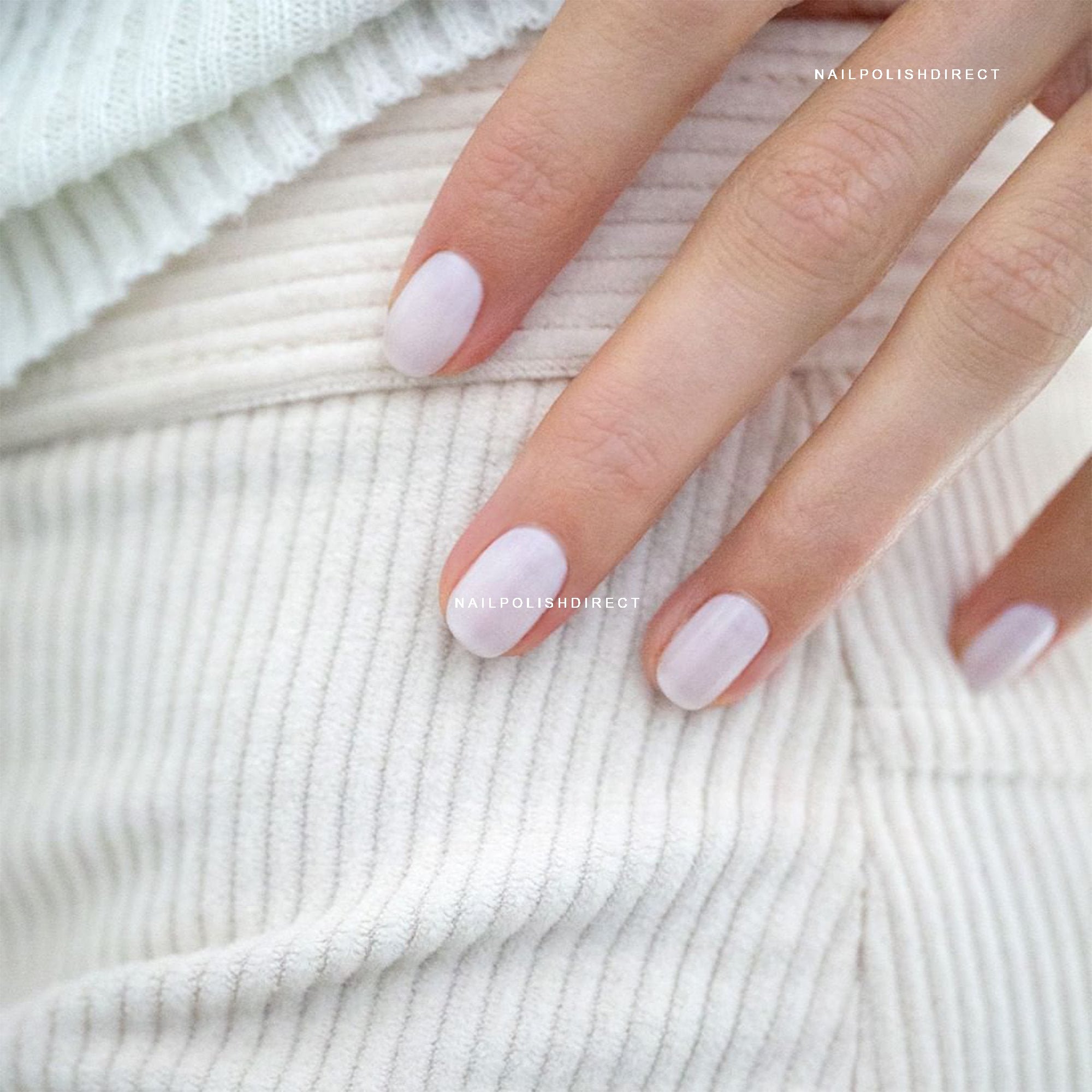 Matte Translucent White Oval Nails Matte Translucent White Oval Nails β Milky White Nails