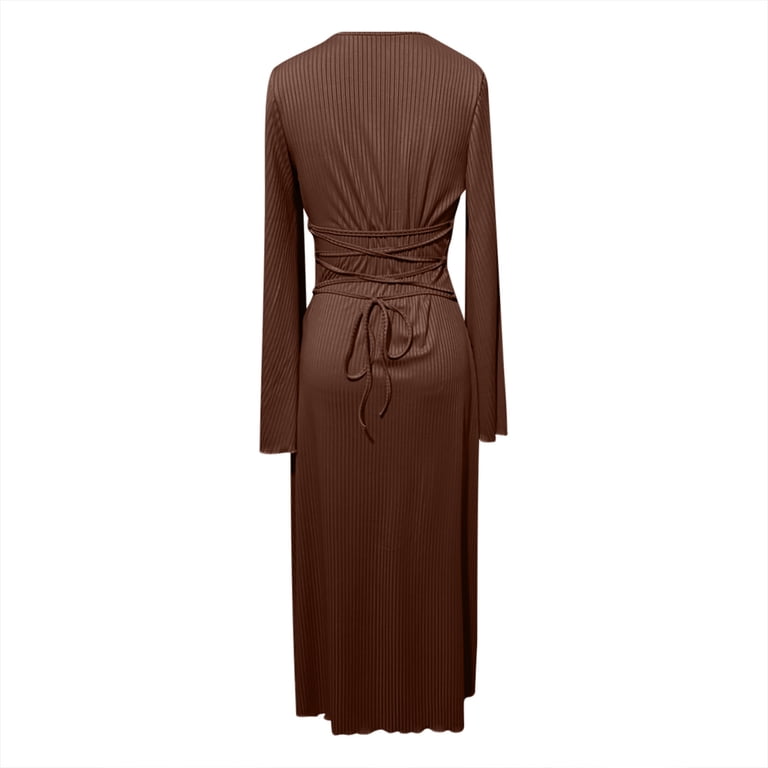 Textured A-Line Dress for a Modest Church Look — Winter Church Outfits